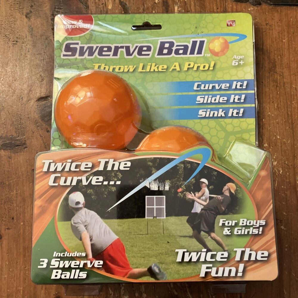 Swerve Ball Throw Like A Pro 3 Pack NEW